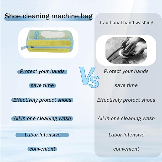 2 In 1 Shoe Washing Machine Bag,Upgrade with Mesh Insole Slot,Laundry Bag for Washer and Dryer,Drying,Shoes Machine Cleaner,for All Shoe Types