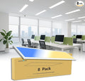 VocgoUU 1x4 LED Flat Panel Light 5000K 4000K 3000K - 1x4 LED Troffer Drop Ceiling Light Fixture, 0-10V Dimmable, 100-277V, ETL Listed, 8 Pack