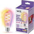 WiZ Color ST19 Color Filament LED Smart Bulb - Pack of 1-300 Lumen - E26 Indoor - Connects to Your Existing Wi-Fi - Control with Voice or App + Activate with Motion - Matter Compatible
