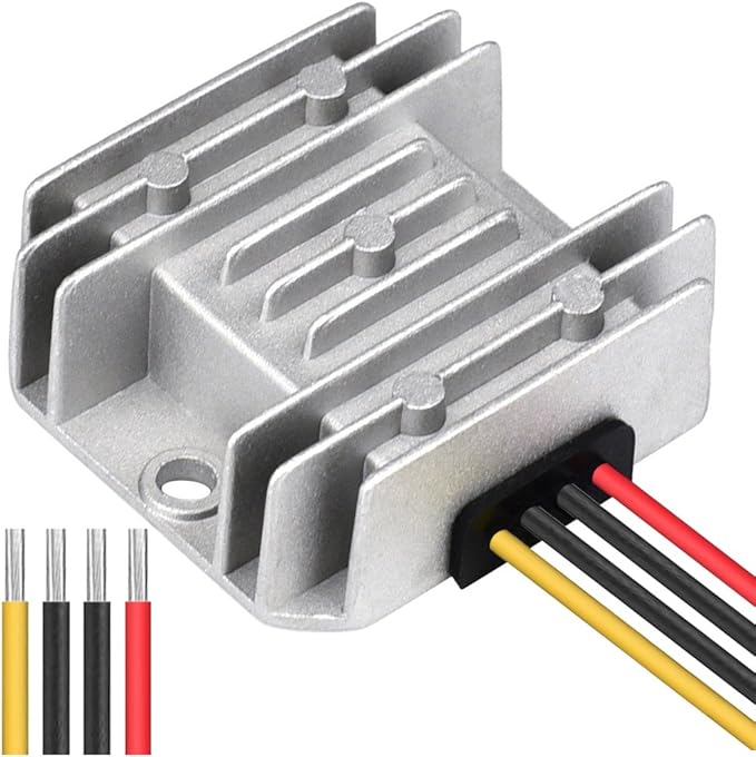 Cllena 24v to 12v Converter 10A 120W Voltage Reducer Regulator Power Supply Buck Converter Transformer for Golf Cart Auto Car Truck Vehicle Boat