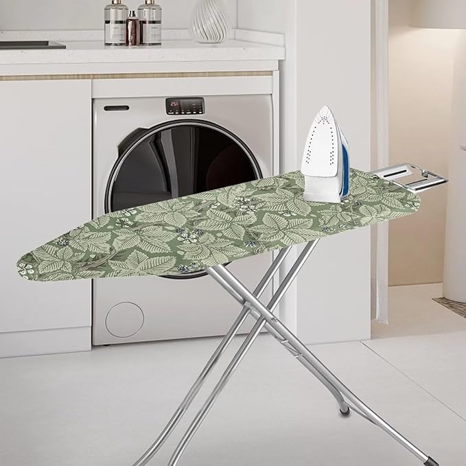 ZCFYGDX Ironing Board Covers Lightweight & Breathable Anti-Slip & Wear-Resistant (18 x 58 in) with Nylon Buckle Straps Elastic Edge Easy to Install, Scorch Resistant, William Morris Prints Size-2XL