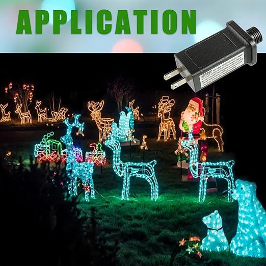 SIGANDG 12V 12W LED Transformer Replacement Class 2 Power Supply for Christmas String Light Inflatable Decorations LED Controller IP44 Waterproof Low Voltage