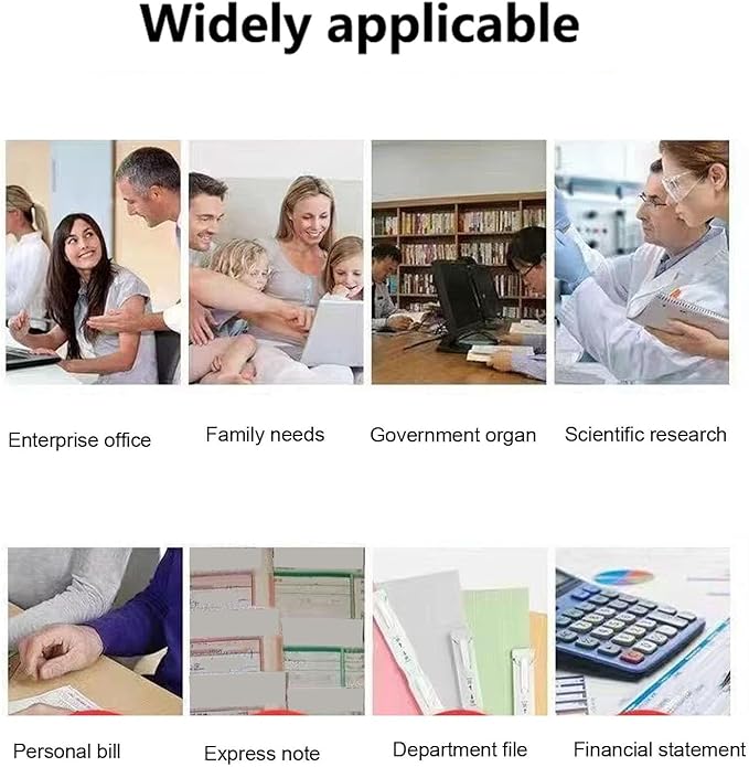 FILFEEL Hand Crank Paper Shredder, Portable Manual Document Shredder with Quiet Operation for Home and Office Use