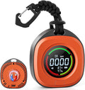 Portable Carbon Monoxide Detectors for Travel 3-in-1 Square Carbon Monoxide Monitor with 43 Detection Holes, RV CO Detector Alarm Temp/Humidity Sensor for Home, Camping & Travel Tent Car