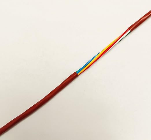 Eastwire 18/5 250ft Thermostat Wire- Brown - Solid Copper 18 Gauge, 5 Conductors - CL2 (ETL Listed) - Residential, Commercial and Industrial Rated (18/5, 250ft)