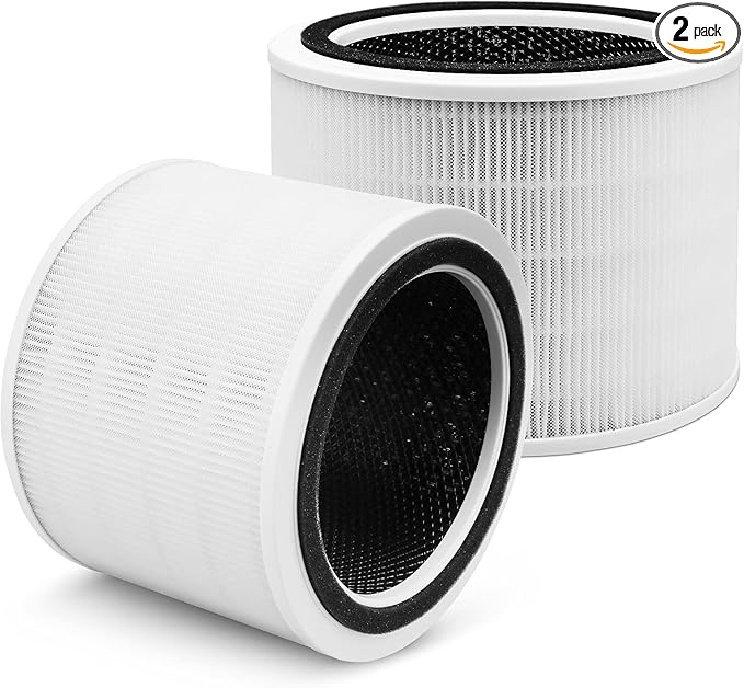 Core 200S Replacement Filter Compatible with LEVOIT Core 200S Core 200S-P Smart WiFi Air Purifier, Fit for Levoit Core 200s Replacement Filter, 2Pack 3-Stage H13 Grade True HEPA Filter, Core 200S-RF