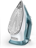 Steam Iron for Clothes - 1500W Iron with Ceramic Coated Soleplate, Rapid Heating, Self-Cleaning, Auto-Off, 11.84oz Water Tank, Precise Thermostat, Home Use Green