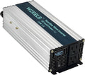 WZRELB 1000W Pure Sine Wave Inverter 48V DC to 110V 120V AC Power Converter with LED Display, Off-Grid Portable Power Inverter with 2 AC Outlets for Home, RV, Truck, Camping