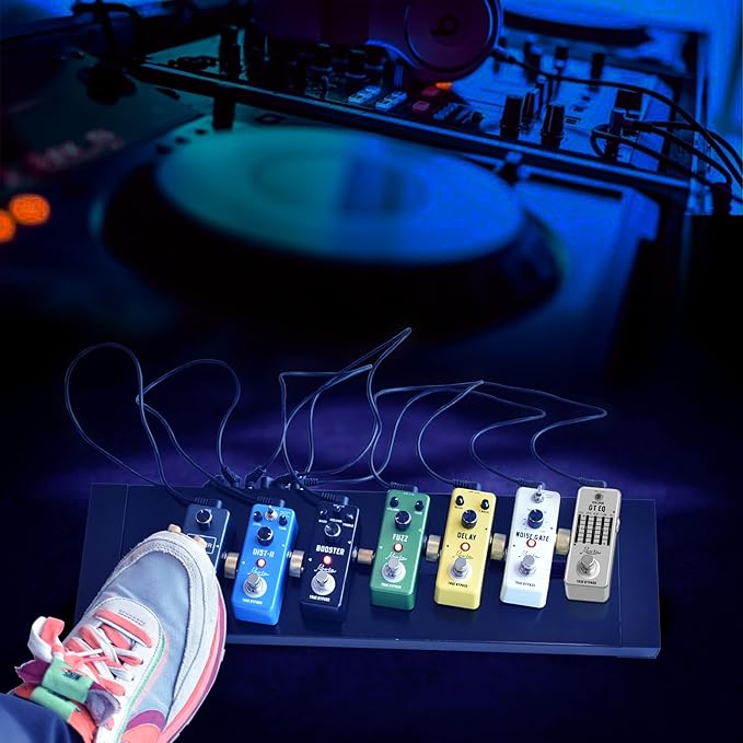 Rowin Guitar Equalize Effect Pedal EQ Add or Take Away Specific Bands Tune Parameters of Sound