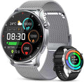 Smart Watch for Men Women Fitness: Make Answer Call Running Digital Mens Watches Waterproof Smartwatch Android Phone iPhone Samsung Compatible Step Pedometer Tracker Heart Rate Sleep SpO2 Monitor