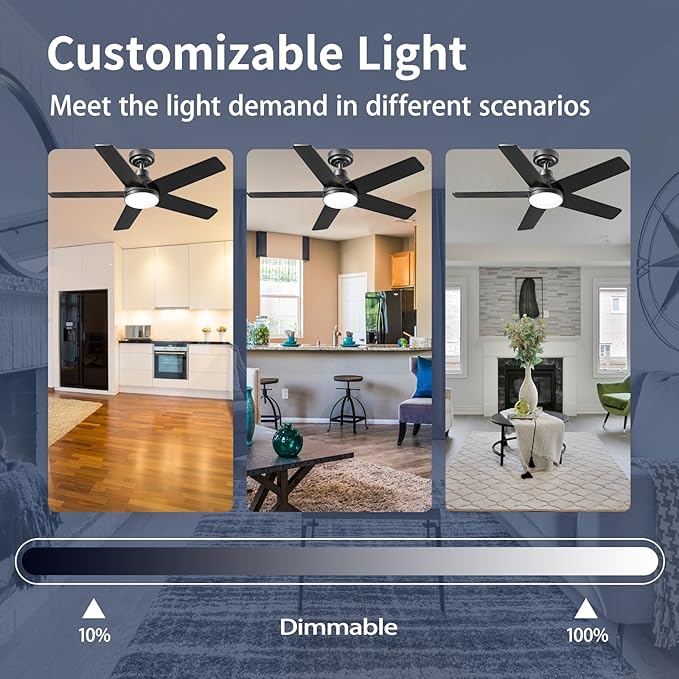 TX028C-S Ceiling Fan Remote Control for Hampton Bay, Hunter, Harbor Breeze - 3 Speed, Light Dimmer Compatible with TX028C, KUJCE10320/TR222A,2AAZPHD3/HD3,98130