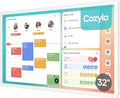 Cozyla Digital Calendar+ 2: 32 inch Wall Planner Touch Screen Chore Chart Customize Dashboard Smart Electronic Calendar for Family Schedules Meal Planner Support Any Google Play App Wall Mount White