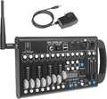 Wireless Dmx Controller 192 Channel Dmx Light Controller for Dj Lights, Dmx Controllers with Midi Portable Dmx 512 Controller, Dmx512 Lighting Controller Dmx Control Board for Stage Lights Dmx Console