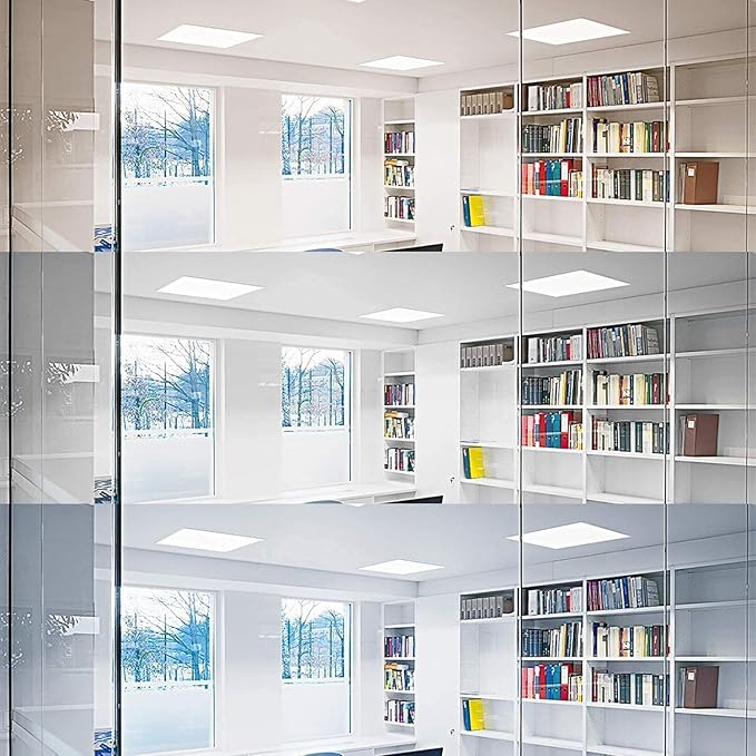 2x4 FT LED Light Flat Panel, 40-72W, 5 CCT 3K | 3.5k | 4K | 5K | 6.5K, Dimmable Recessed Drop Ceiling Lights, 3750/5000/6250/7500/9000 Lumens, Lay in Fixture for Office, 120-277V, UL DLC(12 Pack)