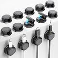 14 Pack Magnetic Cord Organizer - Cord Organizer for Desk - Cord Holder - Cord Holder for Nightstand, Magnetic Cable Clips, for Desk, Nightstand, Phone Charger, Computer, Home, Office, Car