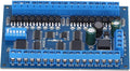 16 Input 16 Output Expansion Board RS485 16 Channel Remote Control Switch Module PLC IO Module DC 6.5‑30V for Smart Home Camera(Single board)
