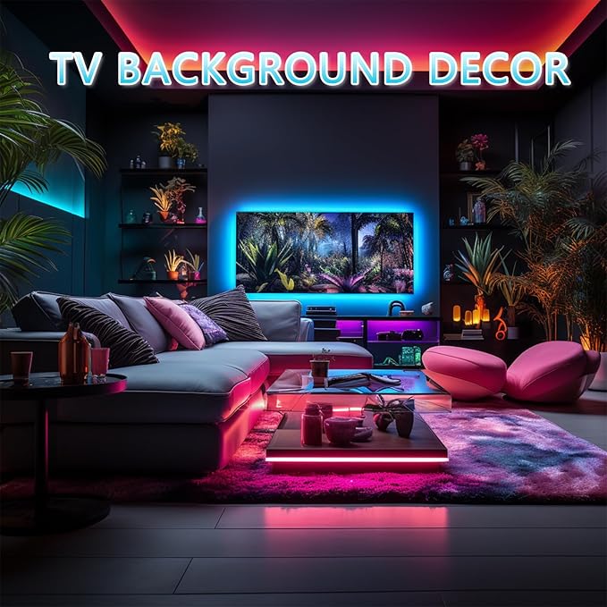 UVTaoYuan LED Strip Lights RGB COB 6.56 FT 1152 LEDs 5V USB Color Changing Short Strip Light,Multi Color TV Backlight with Remote/Button Control/Smart app for DIY Home Decor (6.56FT/2M)