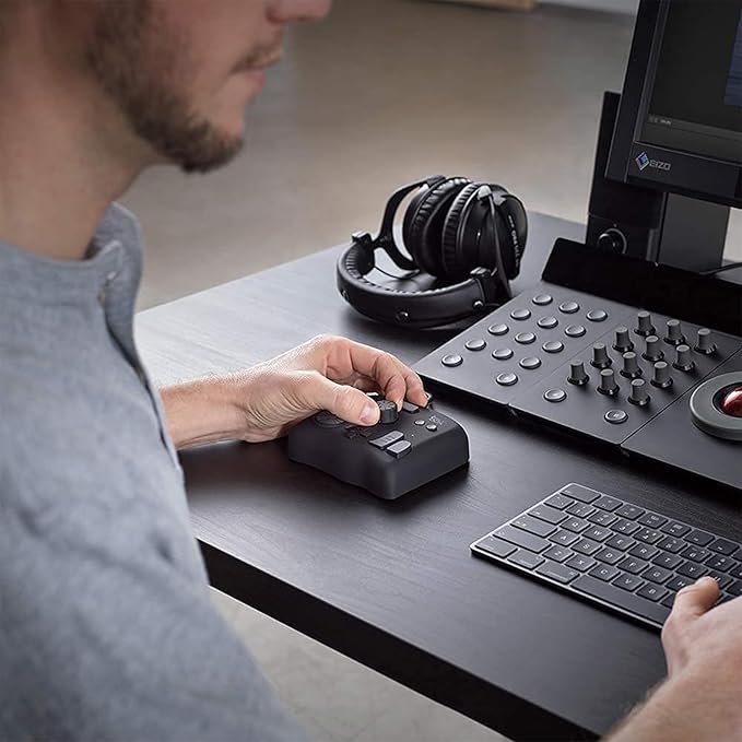 TourBox NEO - Customizable Editing Controller, Photo Color Grading Illustration Speed Editor, Intuitive Control Boost Productivity, Programmable Keyboard for Adobe CSP and More, Works with Mac/PC