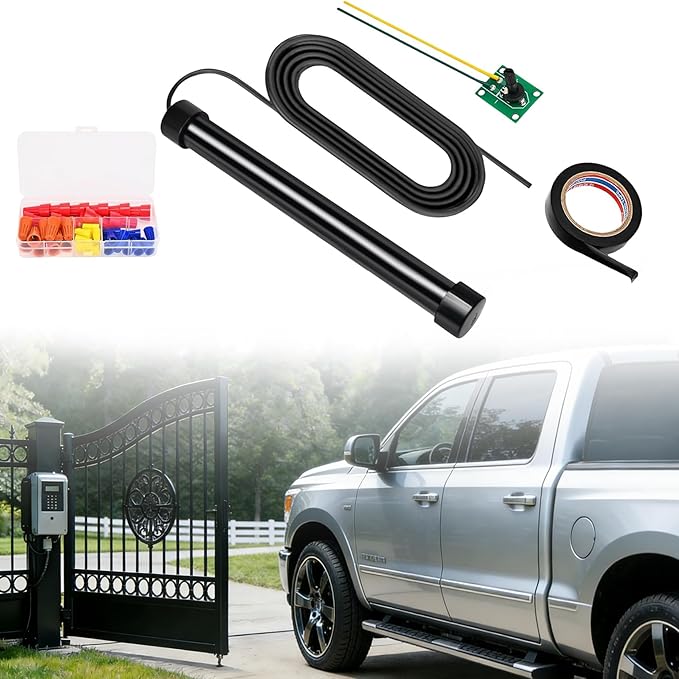 2026 Upgraded Vehicle Exit Sensor, Automatic Gate Opener Car Detector with 50 ft Cable, Compatible with Mighty Mule,Ghost Controls,LiftMaster Vehicle Door Opening Systems
