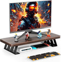 NestNeat Monitor Stand - 24 Inch Wood Monitor Stand Riser, 220 Pounds Load Capacity Desk Monitor Riser for Laptop/PC/Printer, Desktop Stands Organizer for Home Office