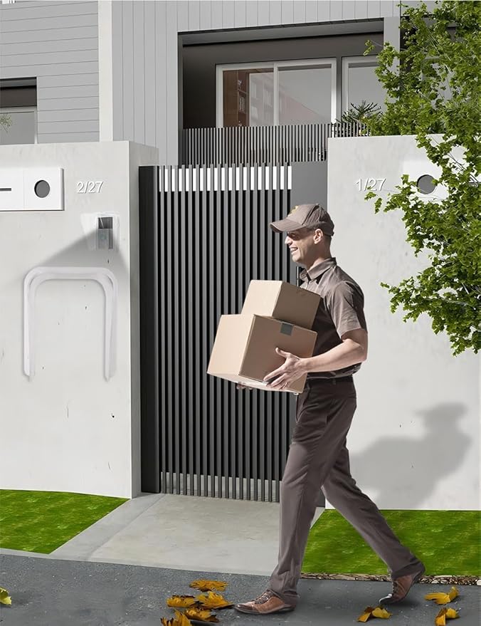 Doorbell Rain Cover Weatherproof Compatible for Ring/Blink/Google Nest Video Doorbell, Large Acrylic Doorbell Cover Protector for Outside Camera Doorbell/Door Keypad/Attendance Machine