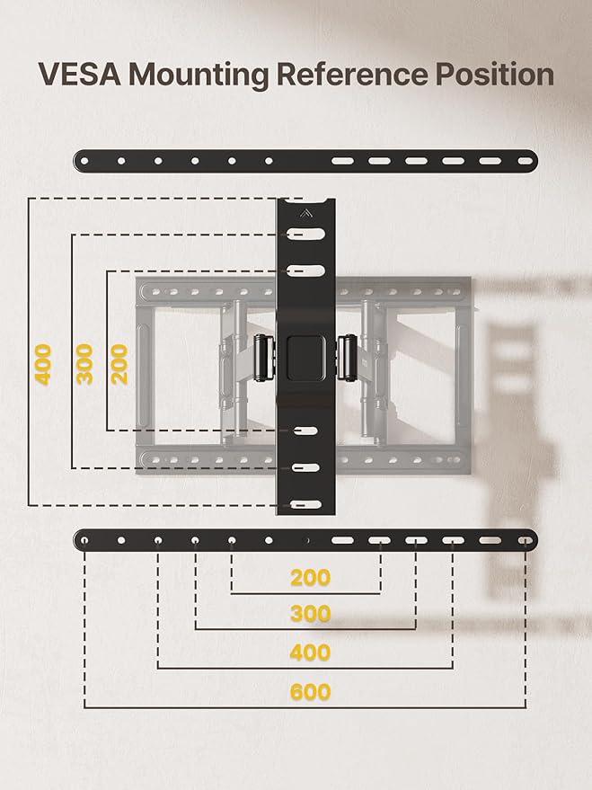 monTEK Ultra Slim TV Wall Mount for 43-90 Inch TVs | 1.1" Thin Low Profile Full Motion Bracket | Dual Swivel Articulating Arms with Tilt | Max VESA 600x400mm | Holds 132lbs | Fits 16"/18" Studs