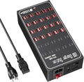 300W USB Charging Station, 60 Port USB C Charger Block, USB Charger hub for Multiple Devices, USB C Multi Charge Compatible with iPhone 17 16 15 14 13, iPad, Samsung Galaxy S23 S24, Pixel