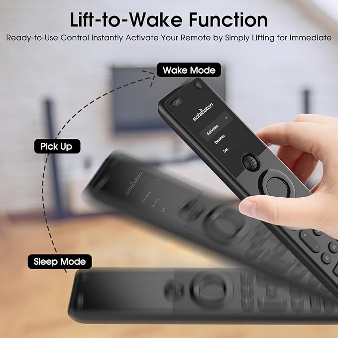 SofaBaton X1S Universal Remote, All in One Universal Remote Control with Hub & APP, One-Touch Activities, Compatible with 60+Devices, IR/Bluetooth/WiFi/Alexa/Google Assistant, Raise to Wake