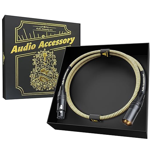 AA AUDIO ACCESSORY Gold Series Star Quad XLR Cables 3.3ft, Neutrik Connectors, 19AWG Microphone Cable, Kevlar-Reinforced Nylon Braided Handmade Mic Cable, 100% Coverage OFC Braid and Al-Foil Shielding