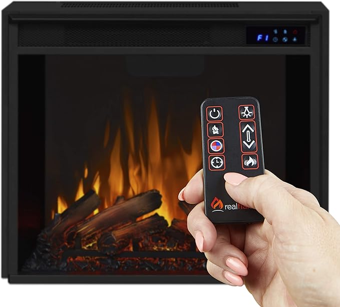 Real Flame Fresno 72" TV Stand with Electric Fireplace in White, Entertainment Center with Electric Fireplace, Living Room TV Stand with Fireplace, fits up to 70" TV