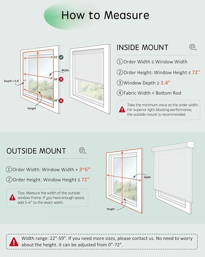 Yoolax Motorized Blinds App Control, Light Filtering Motorized Shades for Windows, Cordless Automatic Roller Shades for Bedroom Living Room Office(Light Filtering Linen Beige, 22" W x 72" H)