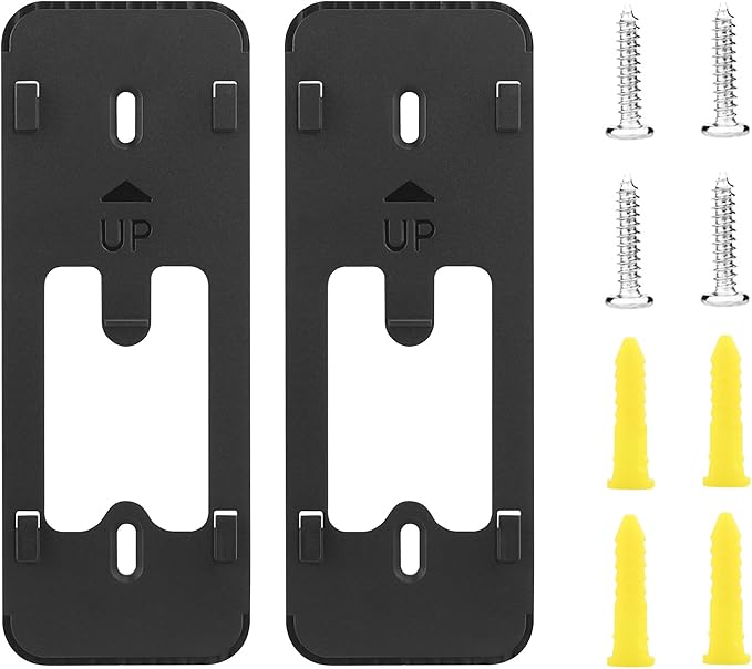LEFXMOPHY 2-Pack Backplate for WYZE Video Doorbell v2 Replacement Back Plate Wall Mounting Part Accessory