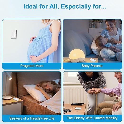 Remote Switch Outlet,GreenCyle Remote Control Outlet Plug with Switch,Wireless On/Off Light Switches Wall Mounted,15A/1500W,TUV List,No Wiring Needed,500ft RF Range,for Lamp,Fans,Household Appliances