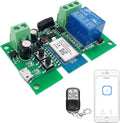 Newgoal WiFi Inching/Selflocking Relay Modules WiFi Momentary Switch with 433 MHz RF Remote Control(Tuya SmartLife APP)