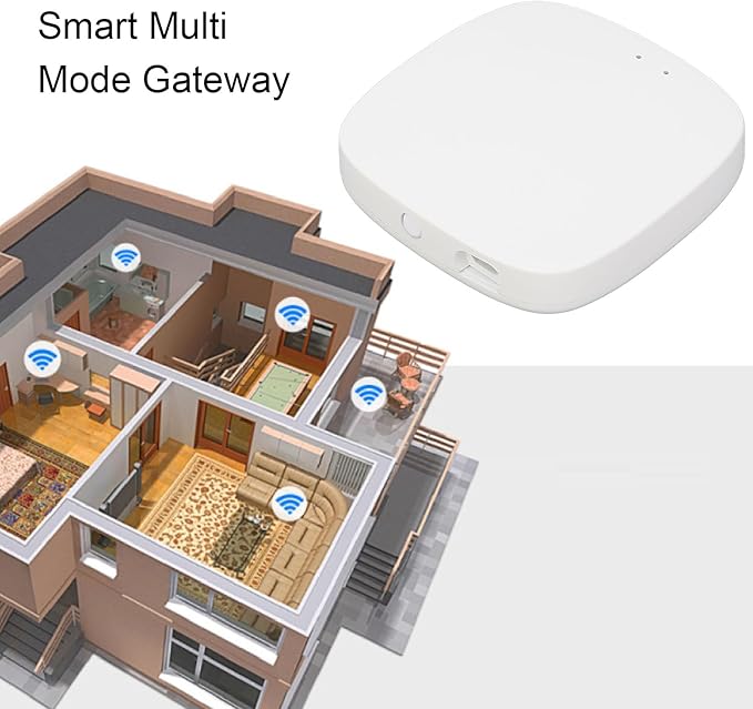 TOOLSGO For Zigbee Smart Gateway for Tuya APP Remote and Voice Control Wireless Multi Mode Gateway Device for Intelligent Appliances
