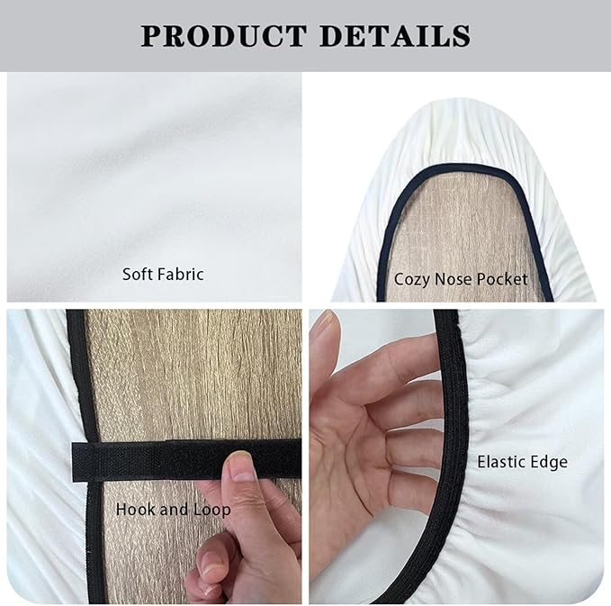 ZCFYGDX Dandelion Flower Print Ironing Board Cover Decor, Resist Scorching & Staining, Easy to Install Resistant Elastic Edges, 3 Nylon Buckle Straps Fasteners, Protective Scorch Cloth Covers Size-2XL