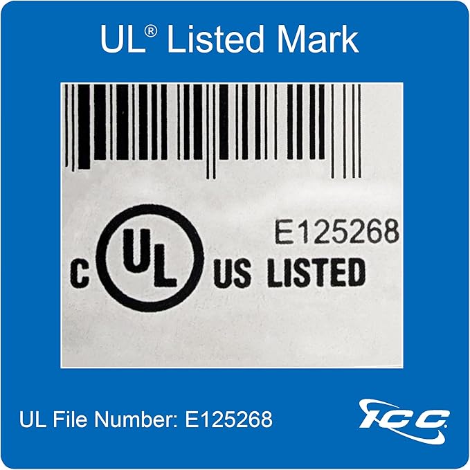 ICC 24 Port Blank Keystone 1U Patch Panel with 19” Metal Rackmount Housing for Slim Profile Keystone Jacks (Sold Separately), UL Listed, IC107BP241