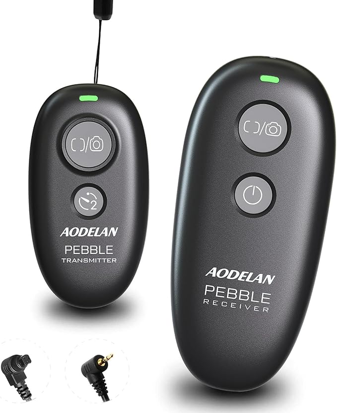 Camera Remote Control Wireless Shutter for Canon EOS RP, R6, ROS RP, Rebel T6, T7, T5, T3, SL2, 5D Mark II, 5d Mark iii, 5d Mark iv, 6D Mark II, 7d Mark ii, 7D Series, 5D Series; for Fujifilm X-T3