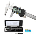SCITOOLS Digital Caliper 0-12" Measuring Tool with Metal Ruler, Micrometer Caliper with Auto-Off Feature, Interchangeable Between inches and millimeters for DIY/Household and 3D Printing, Black
