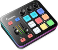 MAONO Gaming Audio Mixer, Audio Interface with Pro-preamp, RGB, Bluetooth, 48V Phantom Power for Live Streaming, Podcasting, Content Create, Gaming MaonoCaster G1 NEO (Not for USB Mic)