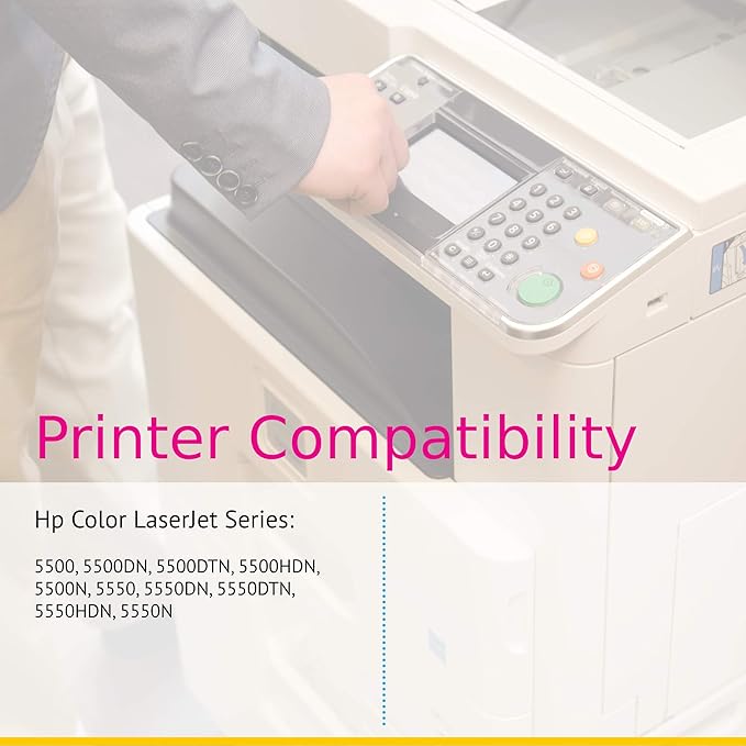 CS Replacement Toner Cartridge Compatible with HP 5500dtn C9730A Black 645A Color 5500 5500N 5500DN 5500DTN 5500HDN 5550 5550N 5550DN 5550DTN 5550HDN