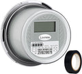 RV Digital Electric Meter,120V 2 Wire kWh Watt Power Meter with LCD Display,CL200 Energy Monitoring submeter for Residential Home Use,TA30 Current Measurement,Compatible with 4 Jaw Meter Sockets