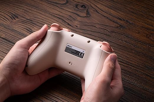 8Bitdo Ultimate 2C Hall Effect Joysticks and Hall Triggers Wireless Controller for Windows PC and Android, with Remappable L4/R4 Bumpers, Turbo function & Rumble vibration (Peach)
