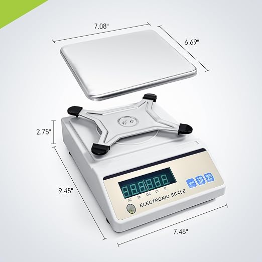 LICHEN Lab Analytical Balance 1000g x 0.01g with LED Display, High Precision Lab Scale with g/ct/oz/lb Units-Laboratory Scientific Scale for Kitchen,Pharmacy,Jewelry(No Test Weight)