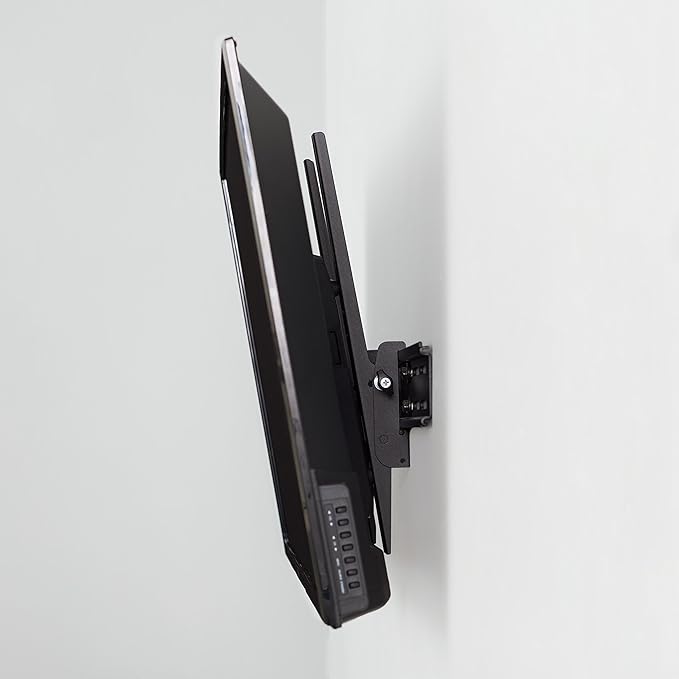 Amazon Basics Heavy-Duty Tilting TV Wall Mount for 37" to 80" TVs up to 120 lbs, Black
