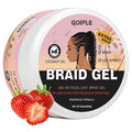Braid Gel Good for Twist, Locs, Braids, Edge No Flake Extra Hold High Shine Braiding Gel & Edge Control, Loc Gel Long Lasting for Locks, Cornrows Smooths & Tames Frizz 8.8oz (Strawberry Flover) | Good for Twist, Locs, Braids, Edge, No Flake, High Shine