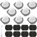 8 PACK 2033 Replacement Filter Compatible with Bissell Featherweight Stick Lightweight Bagless Vacuum Cleaner 20331, 20333, 20334, 20336, 20339, 2033M,8 Mesh Filter 8 Foam Filters, Replace No.#1611508