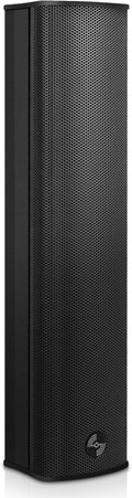 Sound Town Weatherproof Compact Aluminum Line Array Column Speaker with Wall Mount Bracket, 4 x 3 Woofers, 2 x 1.2 Dome Tweeters, Black, for Church, Indoor & Outdoor Installation (CARPO-M42B)