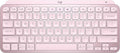 Logitech MX Keys Mini Minimalist Wireless Illuminated Keyboard, Compact, Bluetooth, Backlit, USB-C, Compatible with Apple macOS, iOS, Windows, Linux, Android, Metal Build - Rose