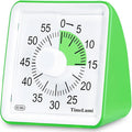 TimeLumi 60-Minute Visual Timer for Kids, Time Management Tool Study Classroom Timer, Home Edition Silent Countdown Timer for Toddler, Teachers and Adults (Green)
